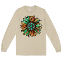Mushroom thanksgiving fall sunflower Long Sleeve Tee - Jasminsmagicworld