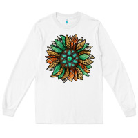 White thanksgiving fall sunflower Long Sleeve Tee - Jasminsmagicworld