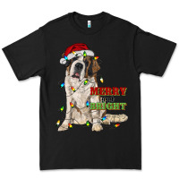 Black merry and bright saint bernard Premium Tee - RanaPortraitStore