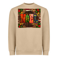 Mushroom noel mistletoe Christmas Heavyweight Sweatshirt - AdoDesignShop