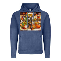 Vintage Denim fall heifer cow Vintage Hoodie - RanaPortraitStore