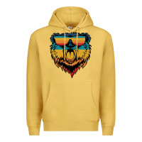 Retro Bear Premium Hoodie | Teevron