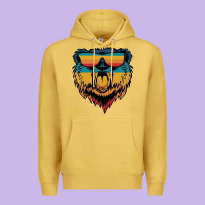 Retro Bear Premium Hoodie Designed By Bettercallsaul