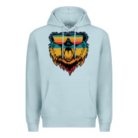 Blue Mist Retro bear Premium Hoodie - Bettercallsaul