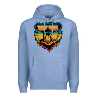 Colony Blue Retro bear Premium Hoodie - Bettercallsaul
