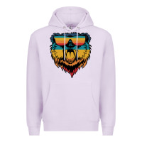 Lilac Retro bear Premium Hoodie - Bettercallsaul