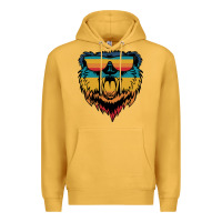 Mustard Retro bear Premium Hoodie - Bettercallsaul