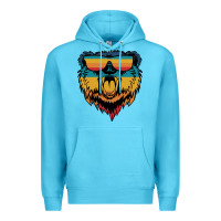 Ocean Blue Retro bear Premium Hoodie - Bettercallsaul
