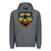 Rock Retro bear Premium Hoodie - Bettercallsaul