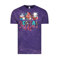 Cloud Purple dental life with cupcakes Vintage Tee - AdoDesignShop