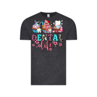 Vintage Black dental life with cupcakes Vintage Tee - AdoDesignShop