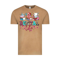 Vintage Camel dental life with cupcakes Vintage Tee - AdoDesignShop
