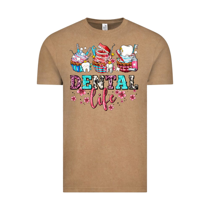 Dental Life With Cupcakes Vintage Tee by AdoDesignShop | Teevron