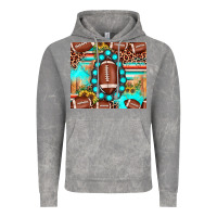 Cloud Rock football leopard turquoise gemstone sunflower Vintage Hoodie - JahusDesignShop