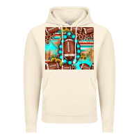 Vintage Artic football leopard turquoise gemstone sunflower Vintage Hoodie - JahusDesignShop