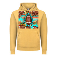 Football Leopard Turquoise Gemstone Sunflower Vintage Hoodie | Teevron