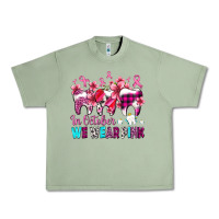 Oil Green in october we wear pink cancer ribbon with teeth Urban Heavy Tee - AdoDesignShop