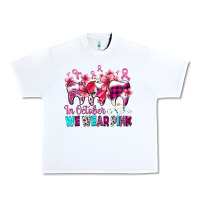 White in october we wear pink cancer ribbon with teeth Urban Heavy Tee - AdoDesignShop