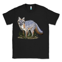 Black Gray Fox Classic Tee - LillyAllenDesigns
