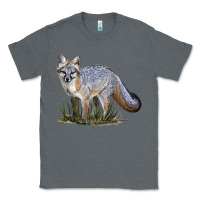 Charcoal Heather Gray Fox Classic Tee - LillyAllenDesigns