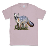 Lilac Gray Fox Classic Tee - LillyAllenDesigns