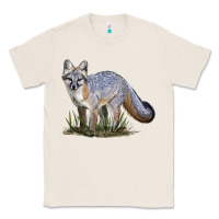 Natural Gray Fox Classic Tee - LillyAllenDesigns
