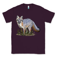 Plum Gray Fox Classic Tee - LillyAllenDesigns