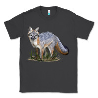 Smoke Gray Fox Classic Tee - LillyAllenDesigns