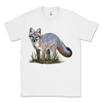 White Gray Fox Classic Tee - LillyAllenDesigns