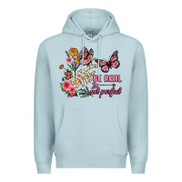 Blue Mist be real not perfect Premium Hoodie - JahusDesignShop
