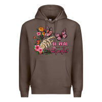 Coffee be real not perfect Premium Hoodie - JahusDesignShop