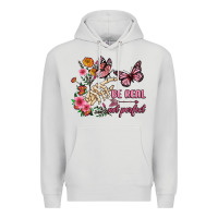 Dove Grey be real not perfect Premium Hoodie - JahusDesignShop