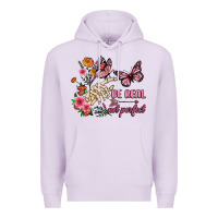 Lilac be real not perfect Premium Hoodie - JahusDesignShop
