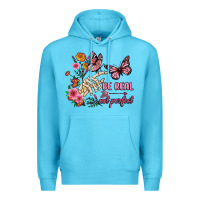 Ocean Blue be real not perfect Premium Hoodie - JahusDesignShop