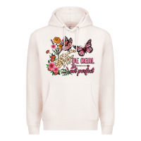 Pale Pink be real not perfect Premium Hoodie - JahusDesignShop