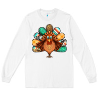 White thanksgiving turkey Long Sleeve Tee - Jasminsmagicworld