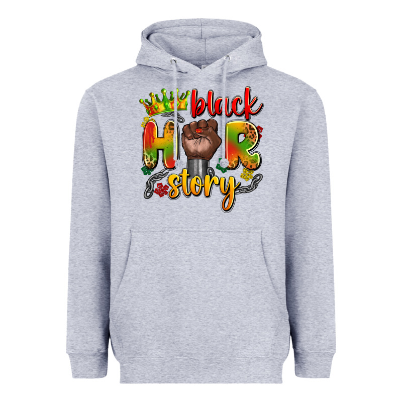 Black Her Story Heavyweight Hoodie by Artiststas | Teevron