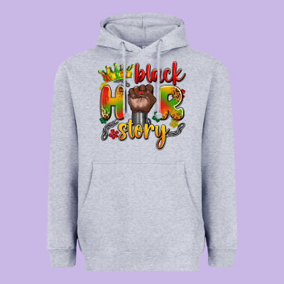 Black Her Story Heavyweight Hoodie Designed By Artiststas