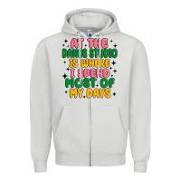 Dove Grey at the dance studio is where i spend  most of my d Zipper Hoodie - MaliasSmallBusiness