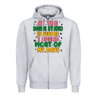 Heather Grey at the dance studio is where i spend  most of my d Zipper Hoodie - MaliasSmallBusiness