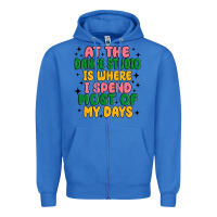 True Royal at the dance studio is where i spend  most of my d Zipper Hoodie - MaliasSmallBusiness