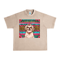 French Oak shih tzu floral tumbler Urban Heavy Tee - Artiststas