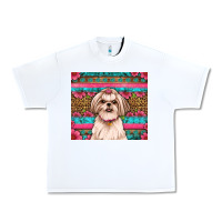 White shih tzu floral tumbler Urban Heavy Tee - Artiststas