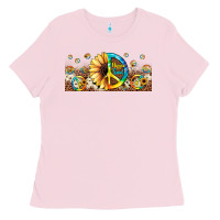 Hippie Soul Leopard Sunflower Ladies Tee | Teevron