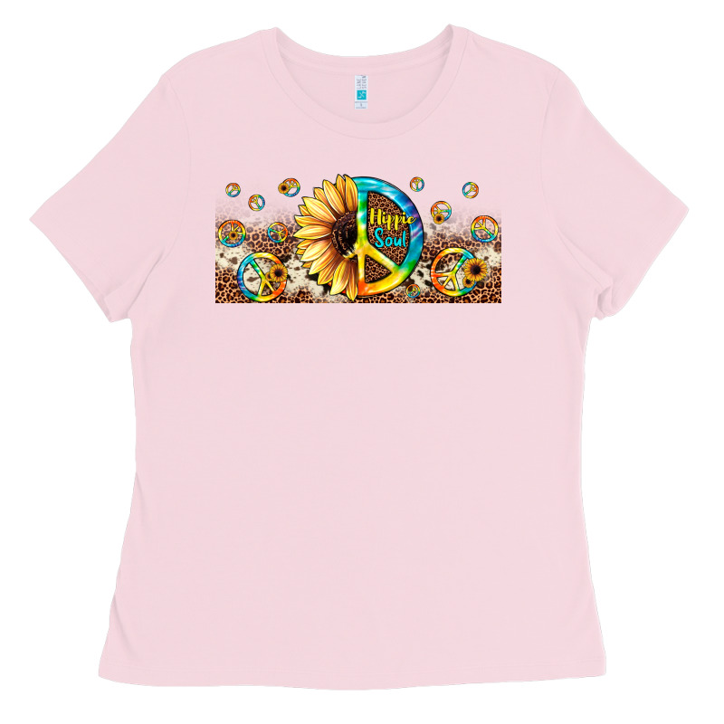 Hippie Soul Leopard Sunflower Ladies Tee by JahusDesignShop | Teevron