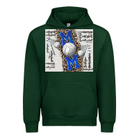 Forest Green volleyball mom blue mother's day Urban Hoodie - CowGirlArtShop