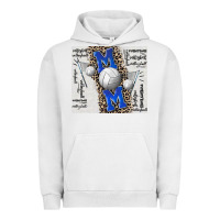 Volleyball Mom Blue Mother's Day Urban Hoodie | Teevron
