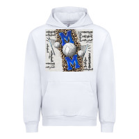 White volleyball mom blue mother's day Urban Hoodie - CowGirlArtShop