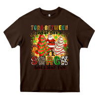 Chocolate Brown torn between looki like a snack and eatin one Heavy Core Tee - Zillion Design Studio