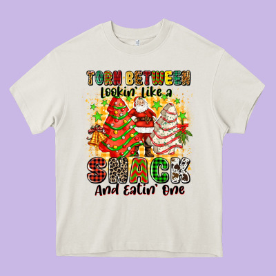 Torn Between Looki Like A Snack And Eatin One Heavy Core Tee Designed By Zillion Design Studio